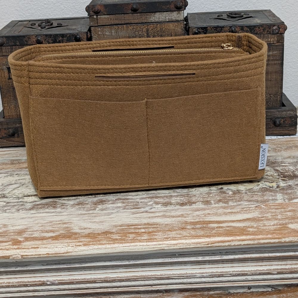 Lexsion Felt Bag Organizer Insert Tan NWOT